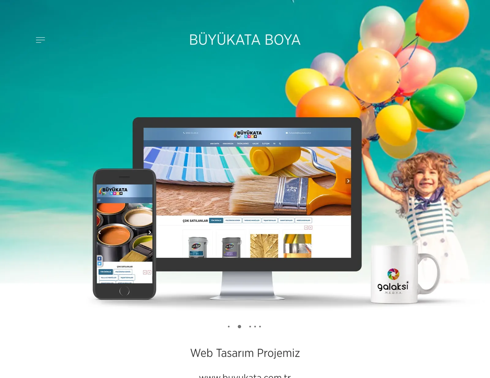 Büyükata Boya web sitesi — Büyükata Boya (Web Tasarım)