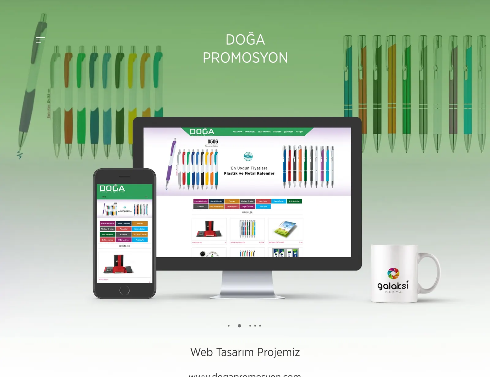 Doğa Promosyon web sitesi — Doğa Promosyon (Web Tasarım)