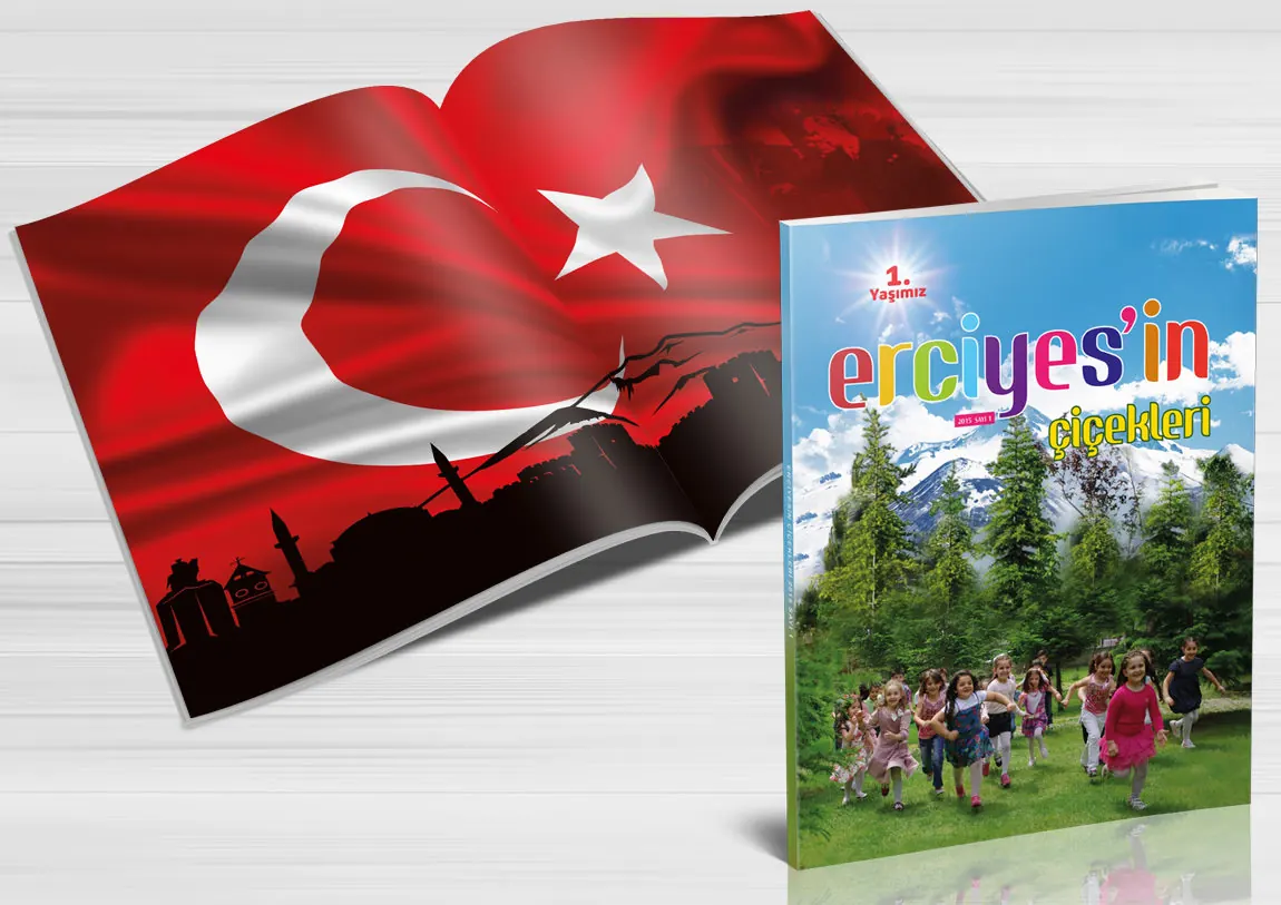 Erciyes'in Çiçekleri dergisi — Erciyes'in Çiçekleri (Dergi ve Broşür)