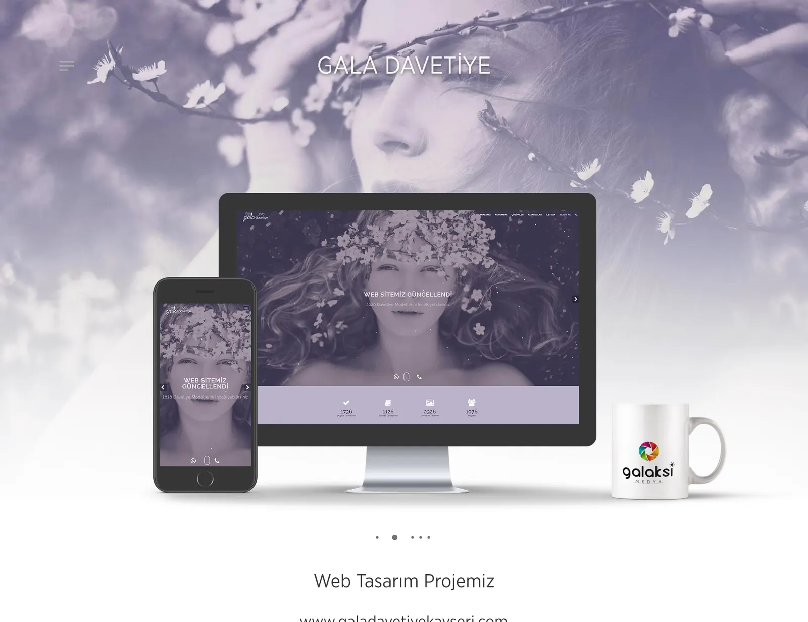 Gala Davetiye Kayseri web sitesi — Gala Davetiye (Web Tasarım)