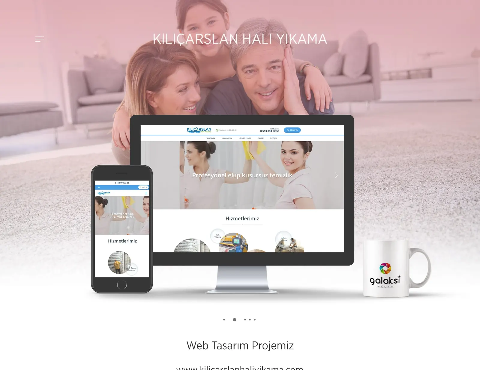 Kılıçarslan Halı Yıkama web sitesi — Kılıçarslan Halı Yıkama (Web Tasarım)