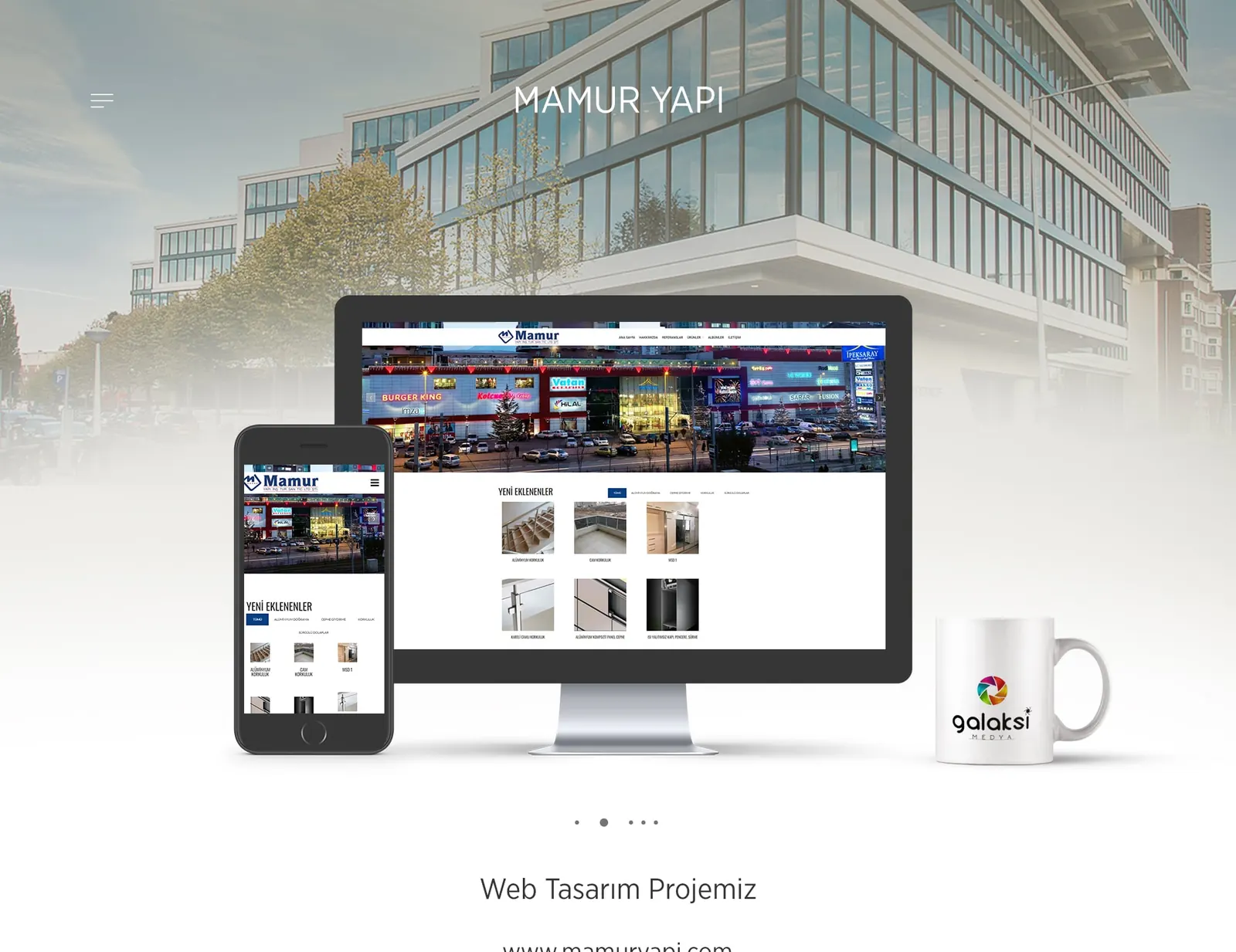 Mamur Yapı web sitesi — Mamur Yapı (Web Tasarım)
